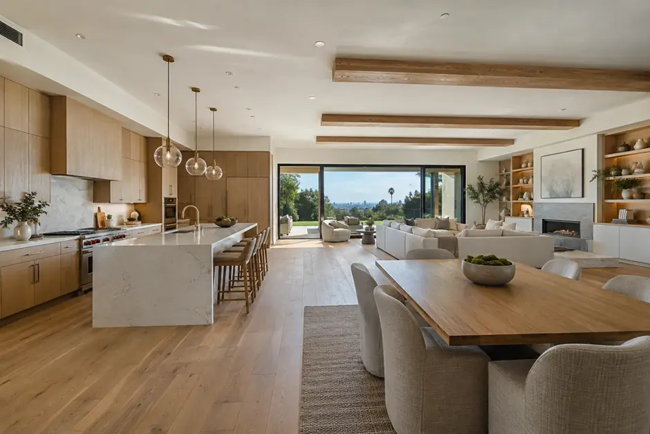 Los Angeles home remodeling project showing a coordinated interior renovation.