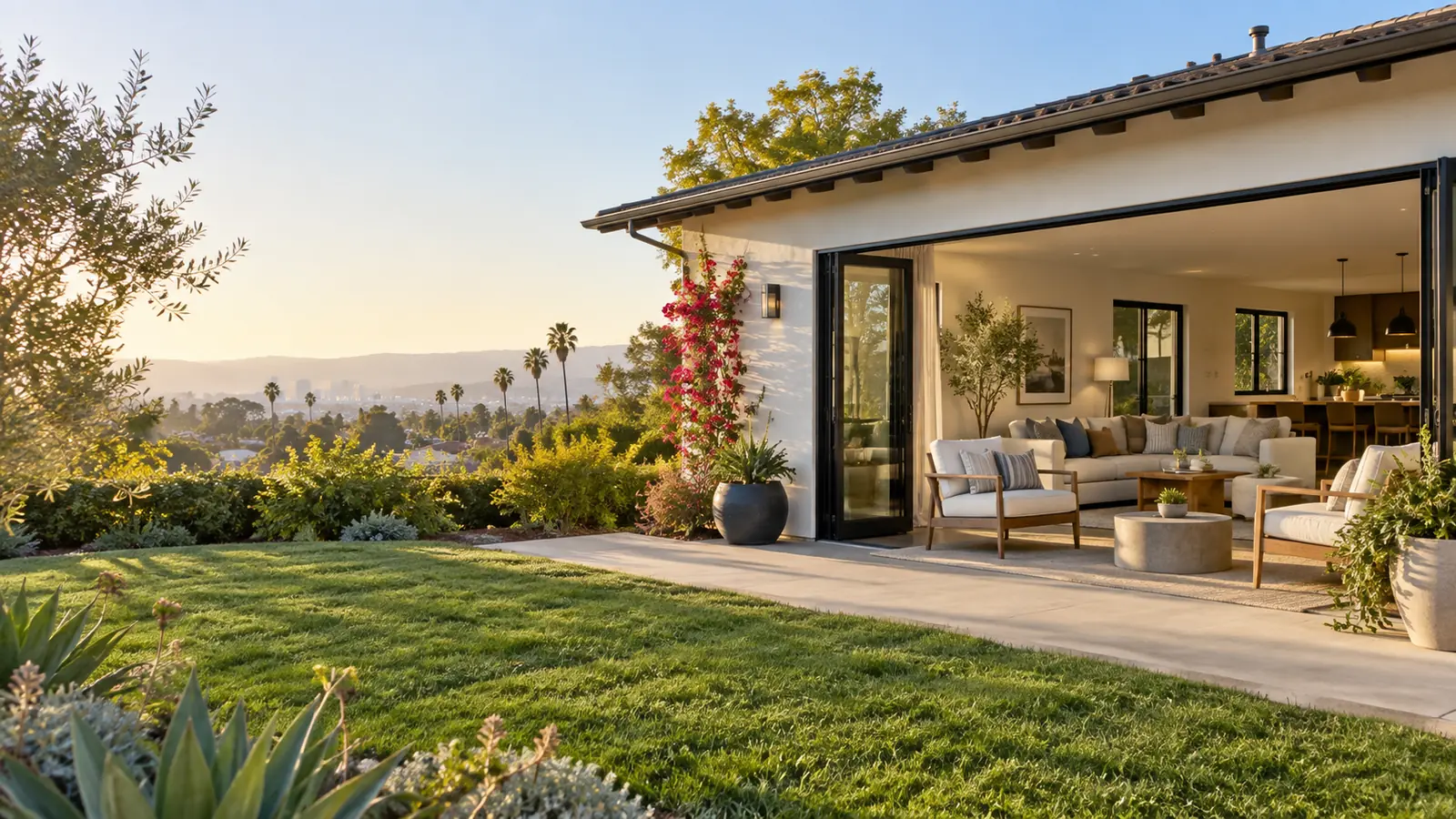 Completed home remodeling project in Los Angeles County.