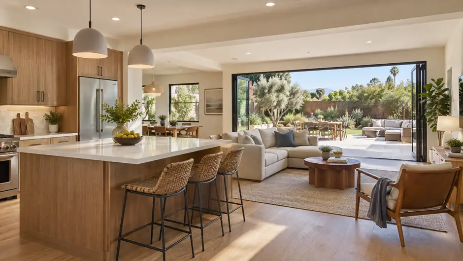 Completed home remodeling project by Juda Builders in Van Nuys CA